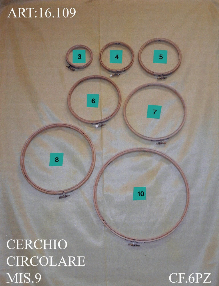 TELAIO CIRCOLARE M9 MIS.22.5 CF.6PZ