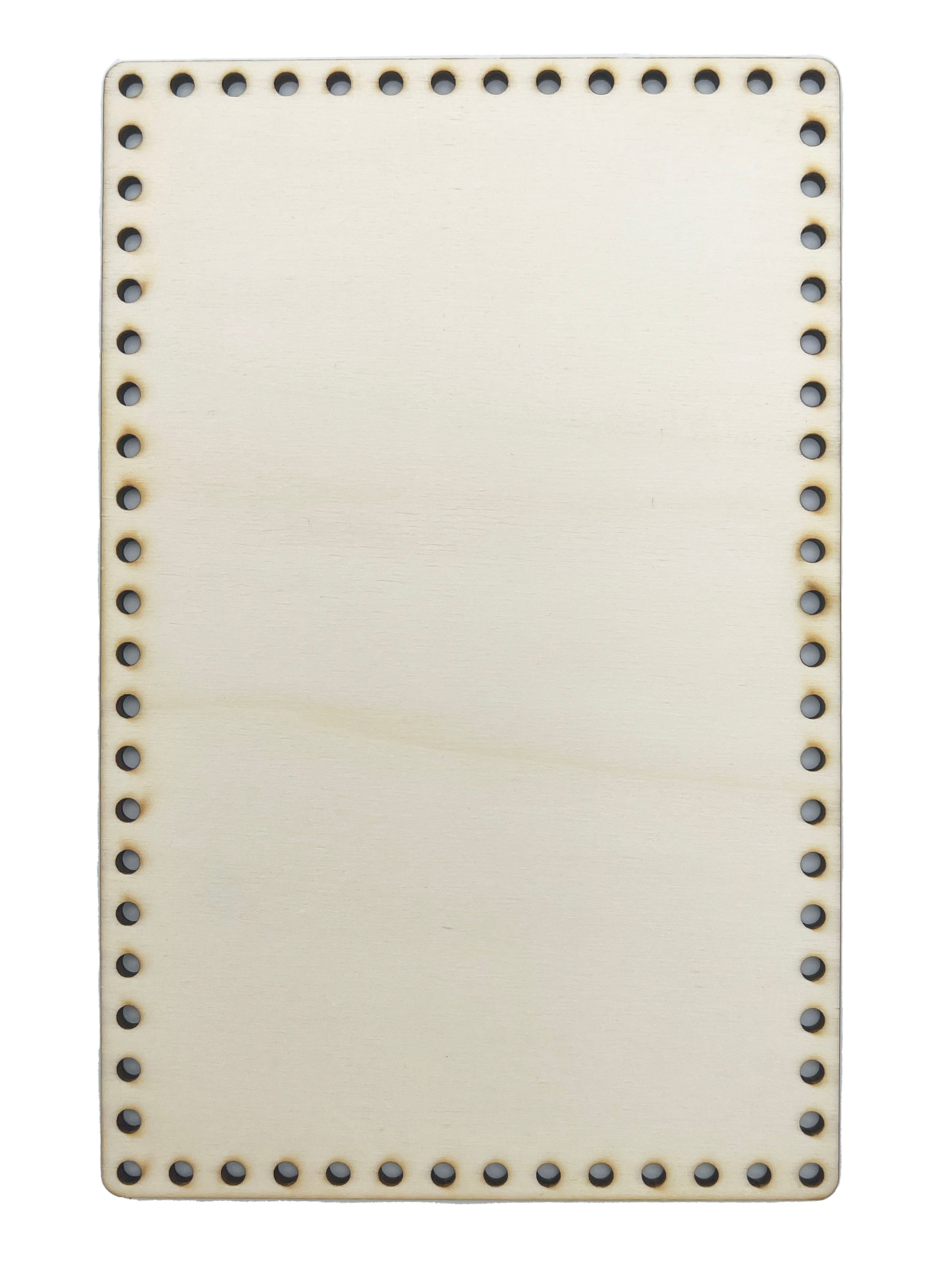 FONDI PER BORSA IN VERO LEGNO RETTANGOLARE 25X16