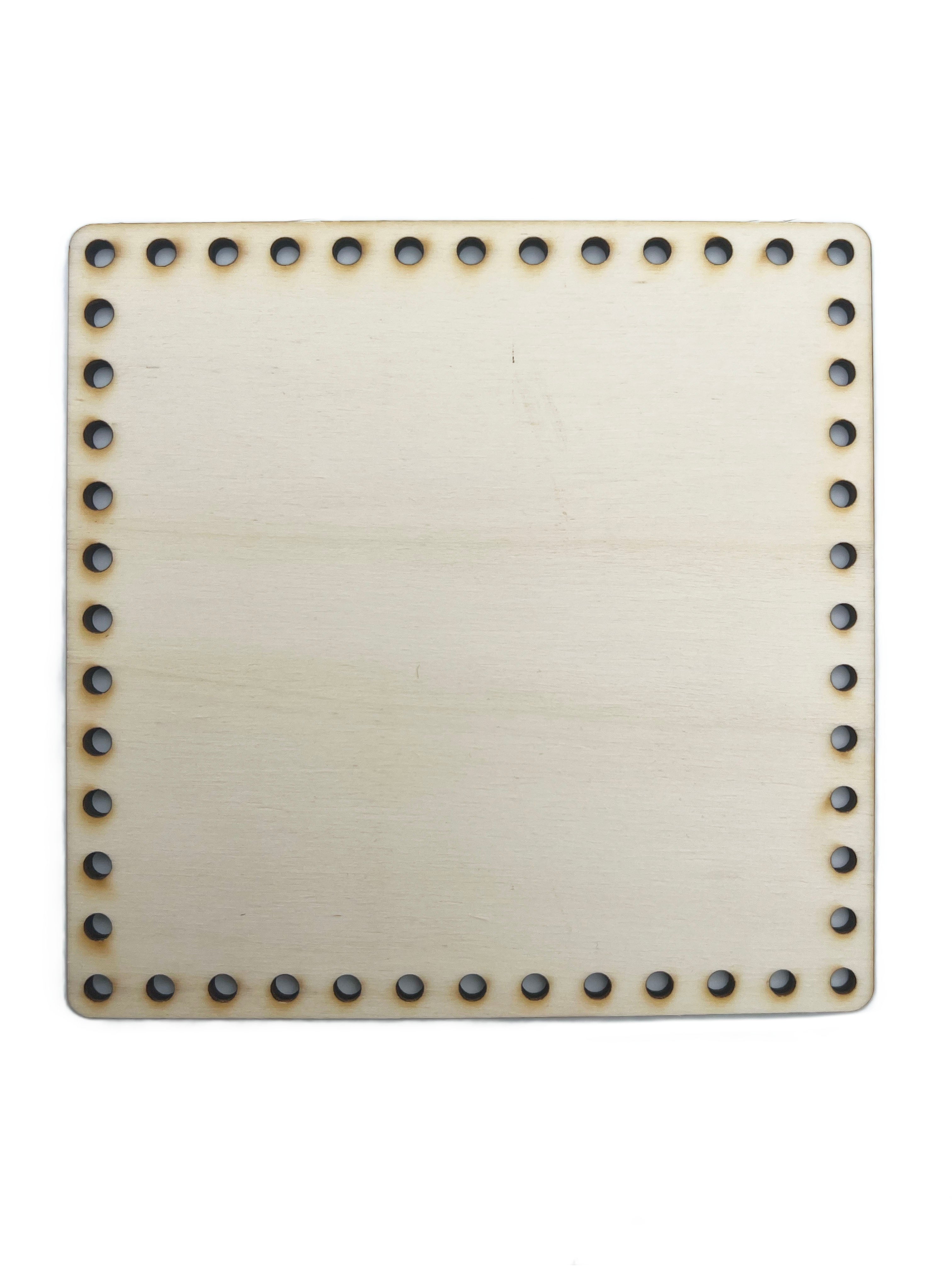 FONDI PER BORSA IN VERO LEGNO QUADRATO 16X16