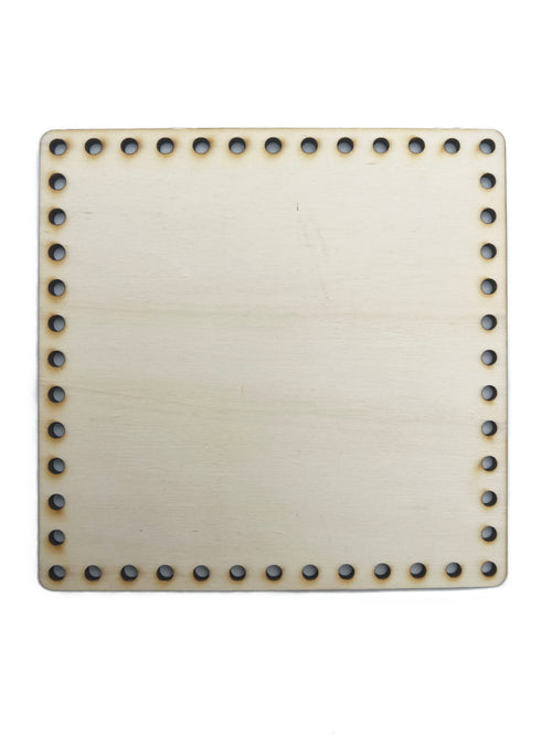 FONDI PER BORSA IN VERO LEGNO QUADRATO 16X16