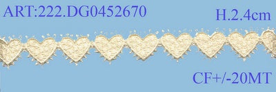 MACRAME CUORICINI CF.13,7MT