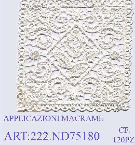 APPLICAZIONI MACR. QUADRATO CF.20PZ