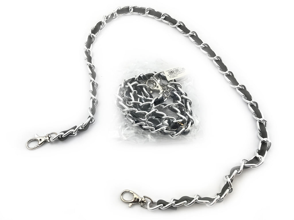 CATENA CON PROFILO ECOPELLE 75 CM