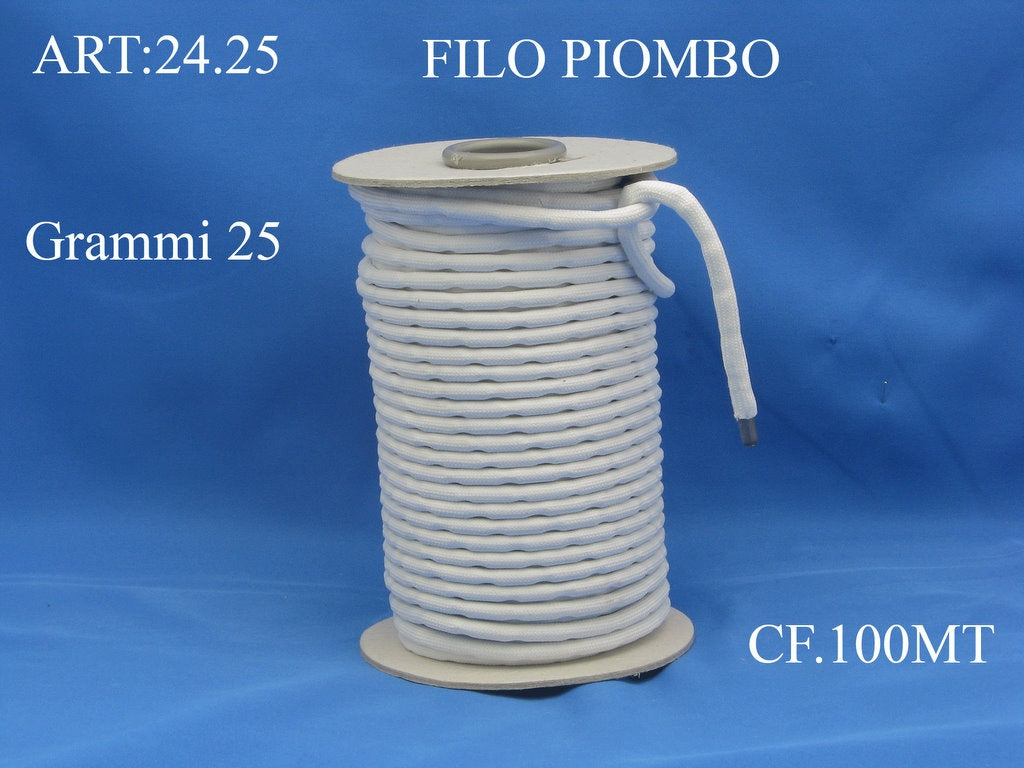 FILO PIOMBO GR. 25   CF 100MT