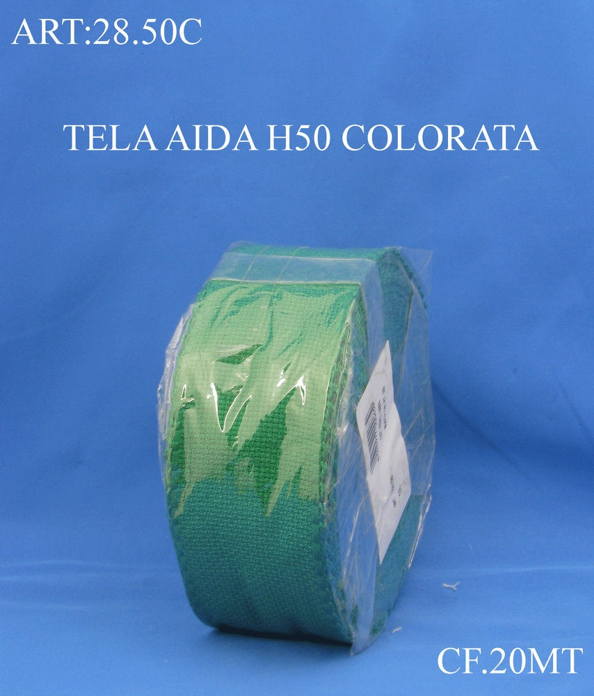 TELA AIDA H50 COLORATA CF.20MT