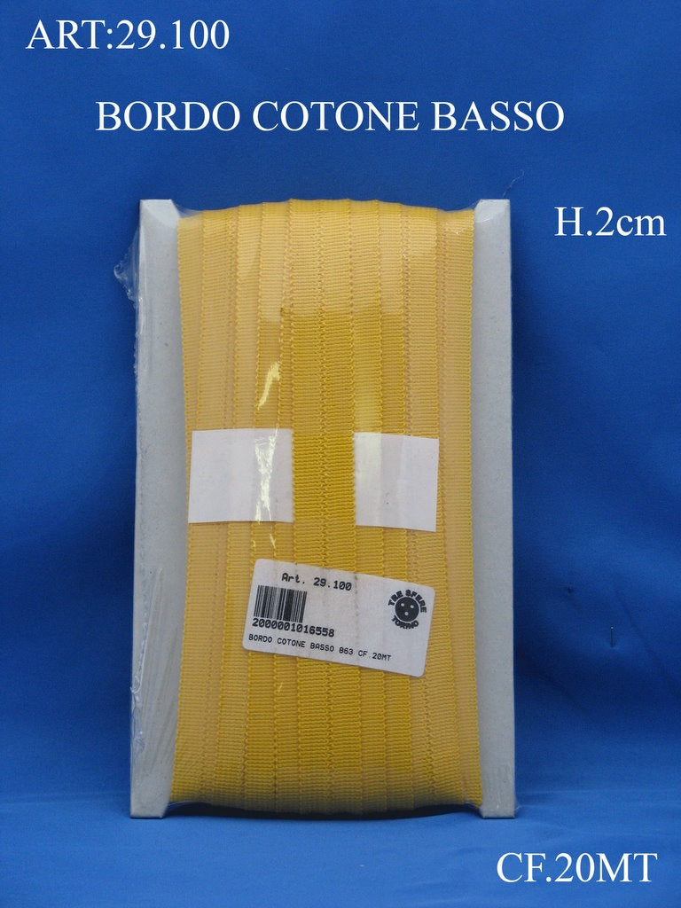 BORDO COTONE BASSO 863 CF20MT
