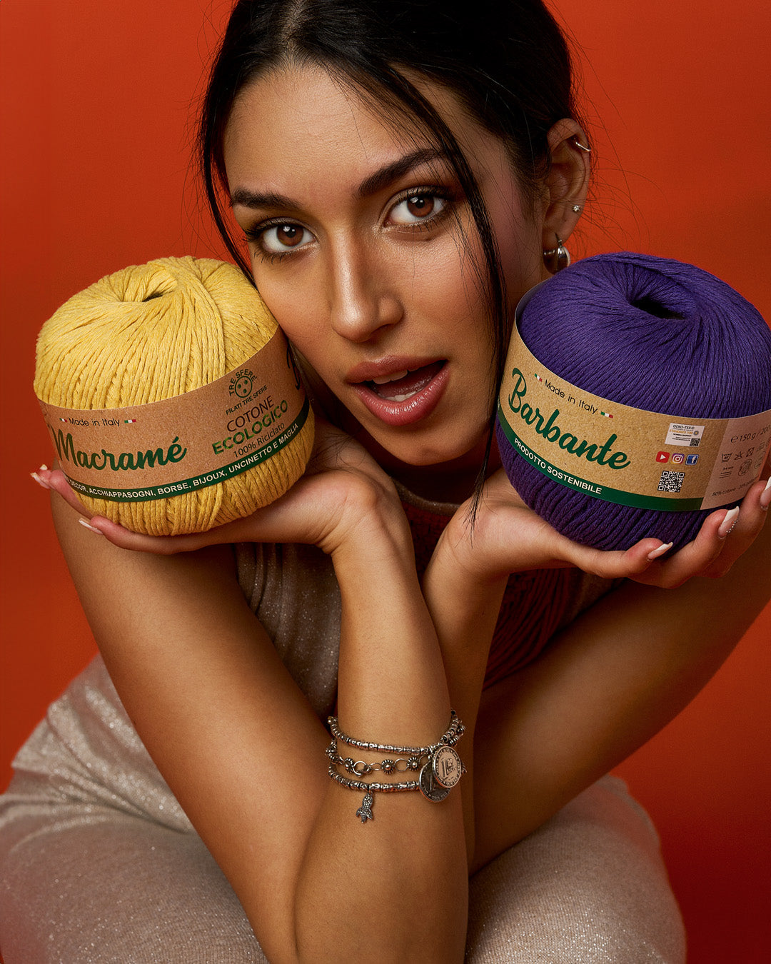 MACRAME BARBANTE 80% cotone 20% poliestere CF 900 gr