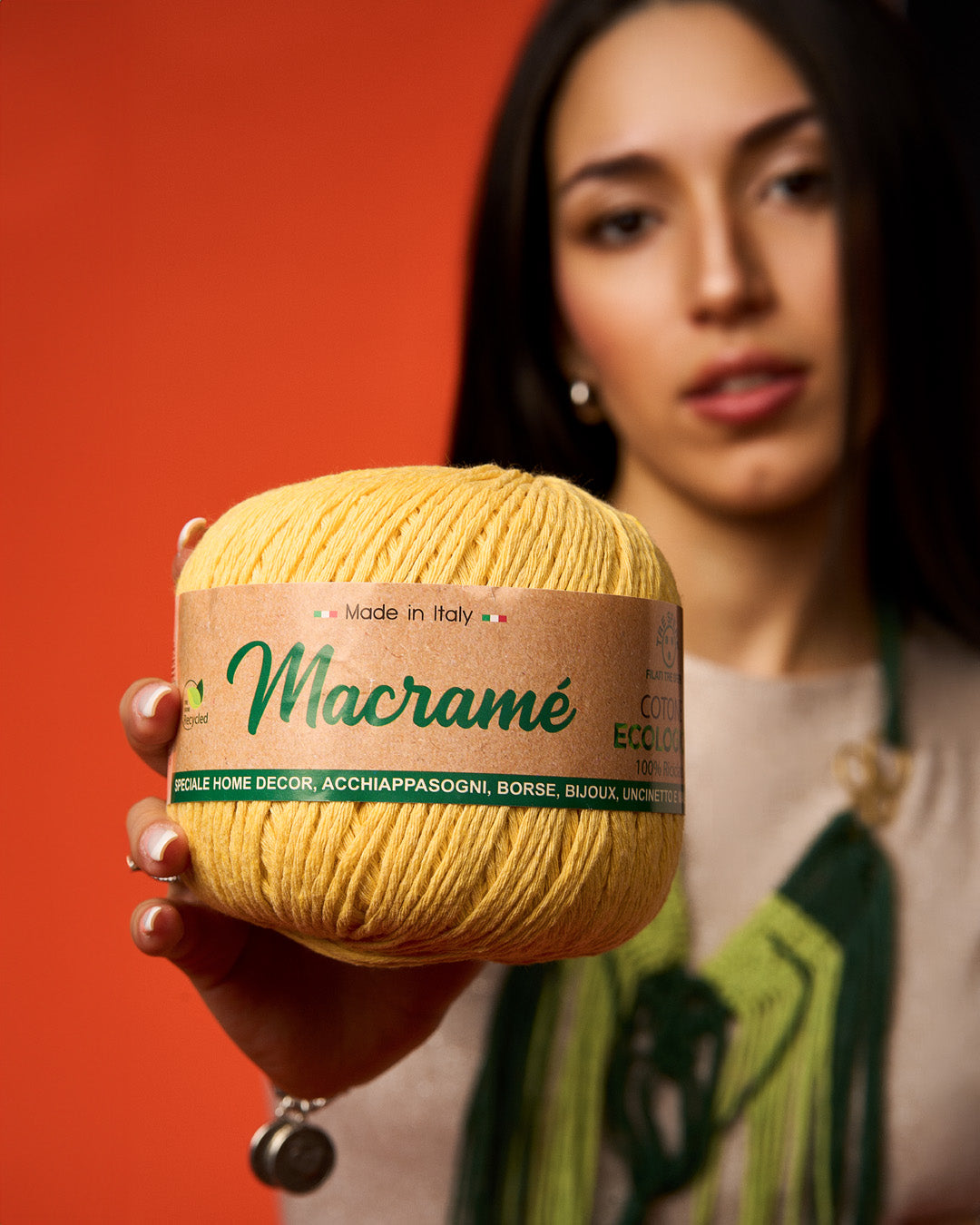 MACRAME BARBANTE 80% cotone 20% poliestere CF 900 gr