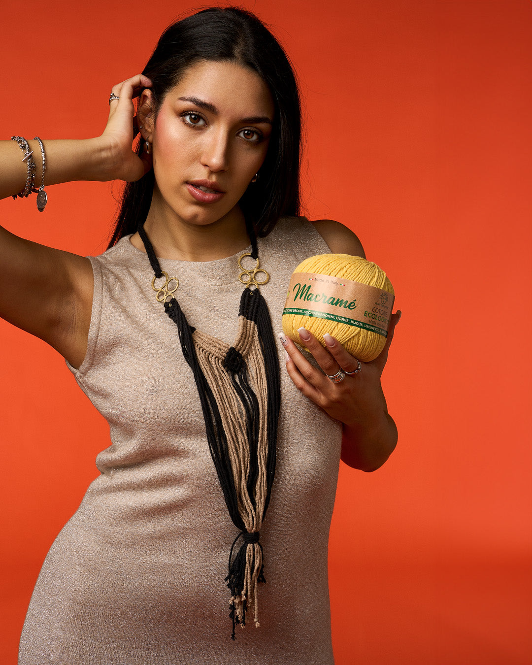 MACRAME BARBANTE 80% cotone 20% poliestere CF 900 gr