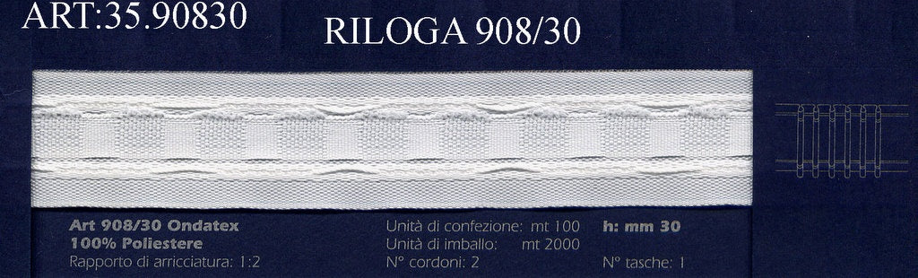 RILOGA 908/30 CF.50MT.