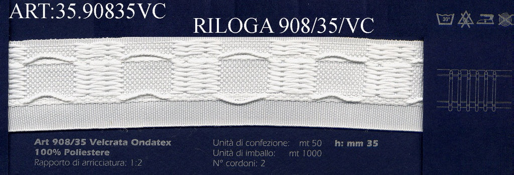 RILOGA 908/35/VC H30mm CF. 50MT.