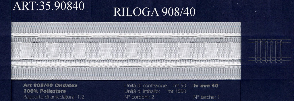 RILOGA 908/40 CF.50MT
