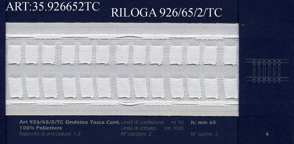 RILOGA 926/65/2/TC   CF.50MT