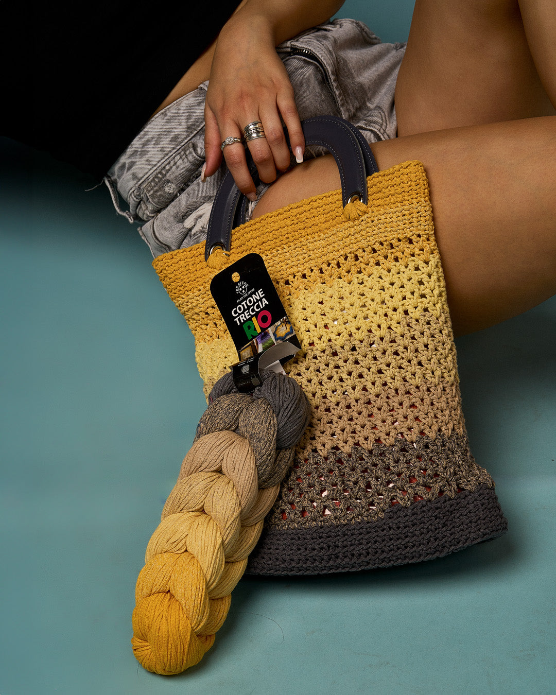 COTONE TRECCIA RIO 70%CO-30%PL CF.250GR