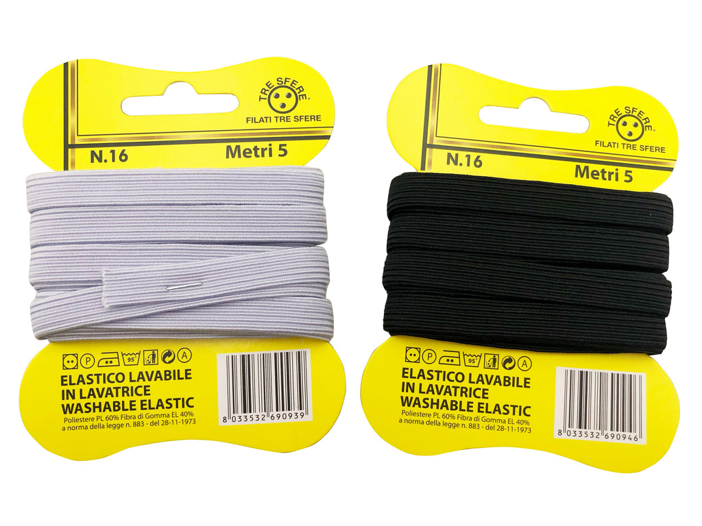 ELASTICO 16 FARFALLE 5MT CF10PZ