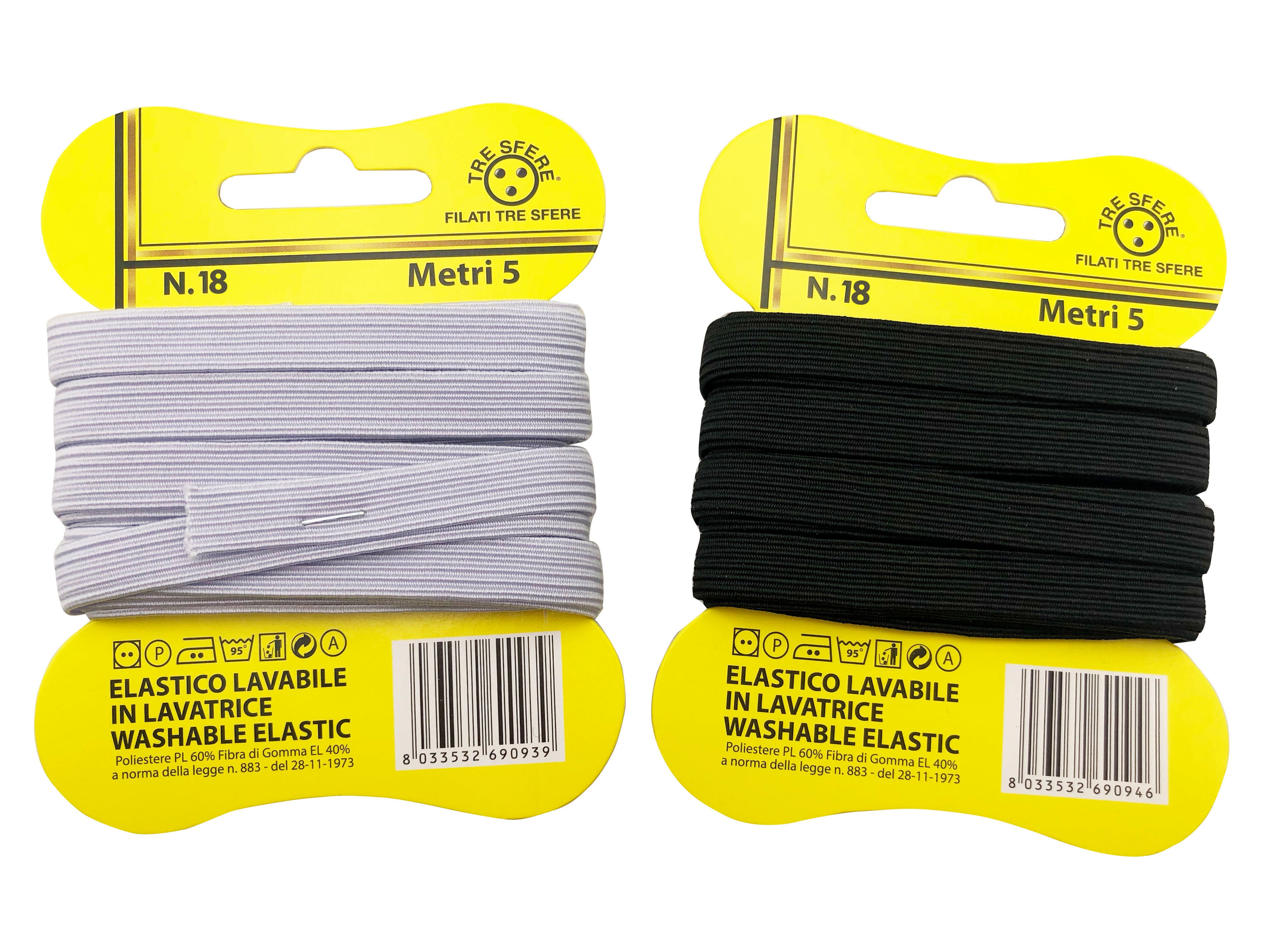 ELASTICO 18 FARFALLE 5MT CF10PZ