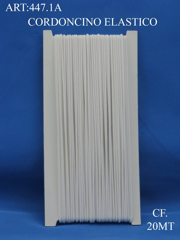 CORDONCINO ELASTICO 1mm CF.20MT.