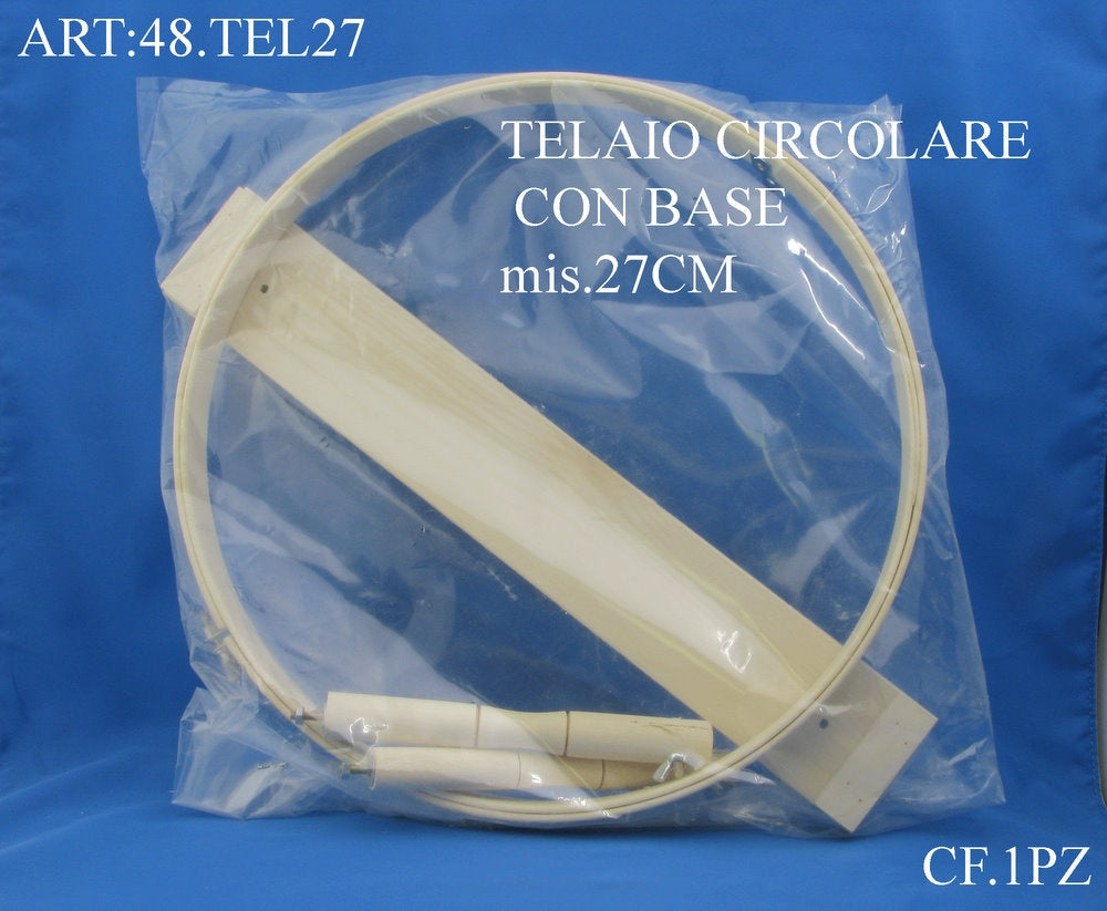 TELAIO CIRCOLARE C/BASE 10''  CF.1PZ