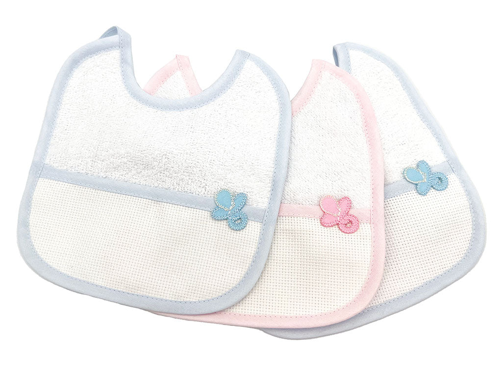 BAVAGLINO APPLICAZIONE CIUCCIO Z10 COTONE 100%  CF.3PZ