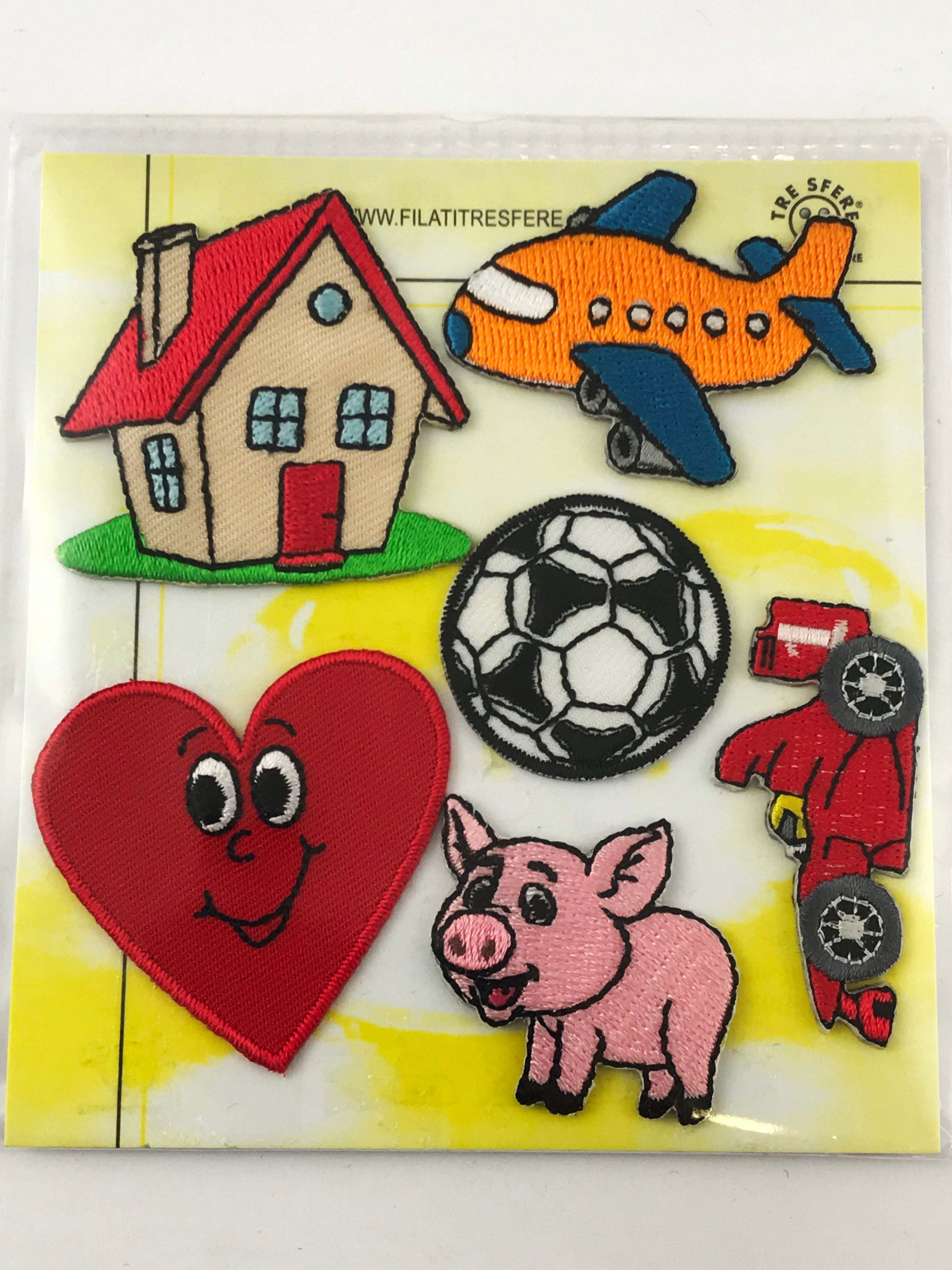 APPLICAZIONI ASSORTITE TERMOADESIVE BAMBINO BL.6PZ