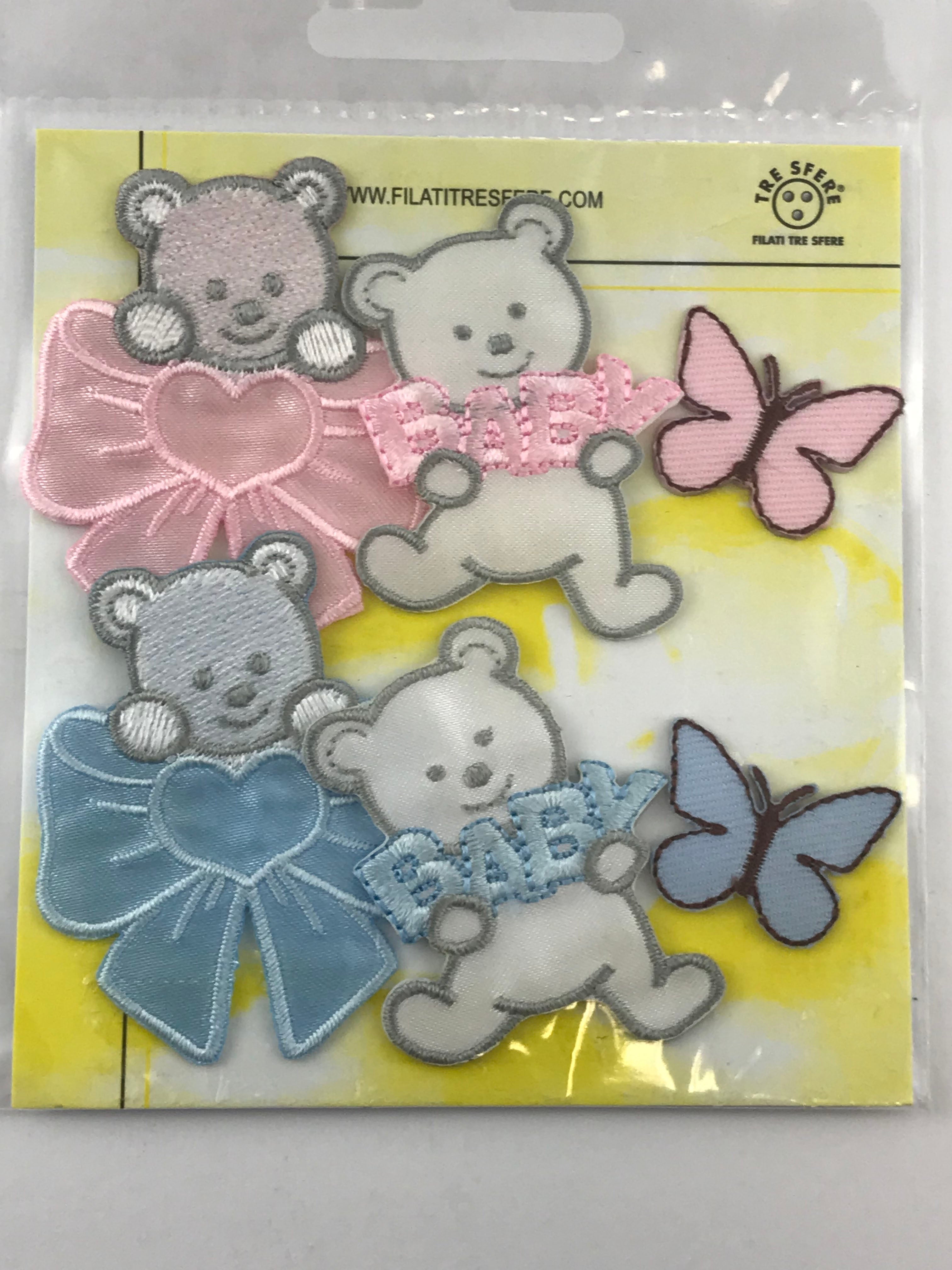 APPLICAZIONI ASSORTITE TERMOADESIVE BAMBINO BL.6PZ