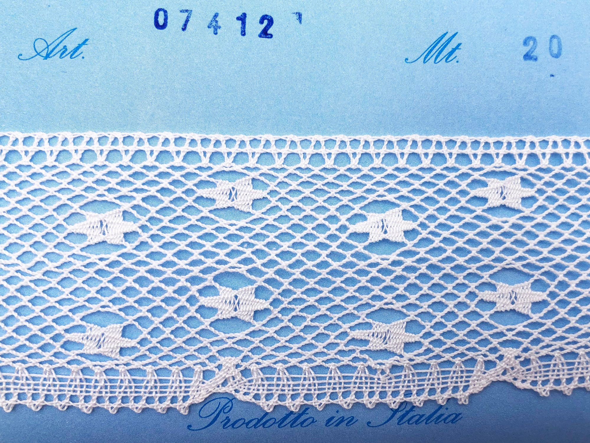 PIZZO 0741  BIANCO CM 4,5 CF.20MT.
