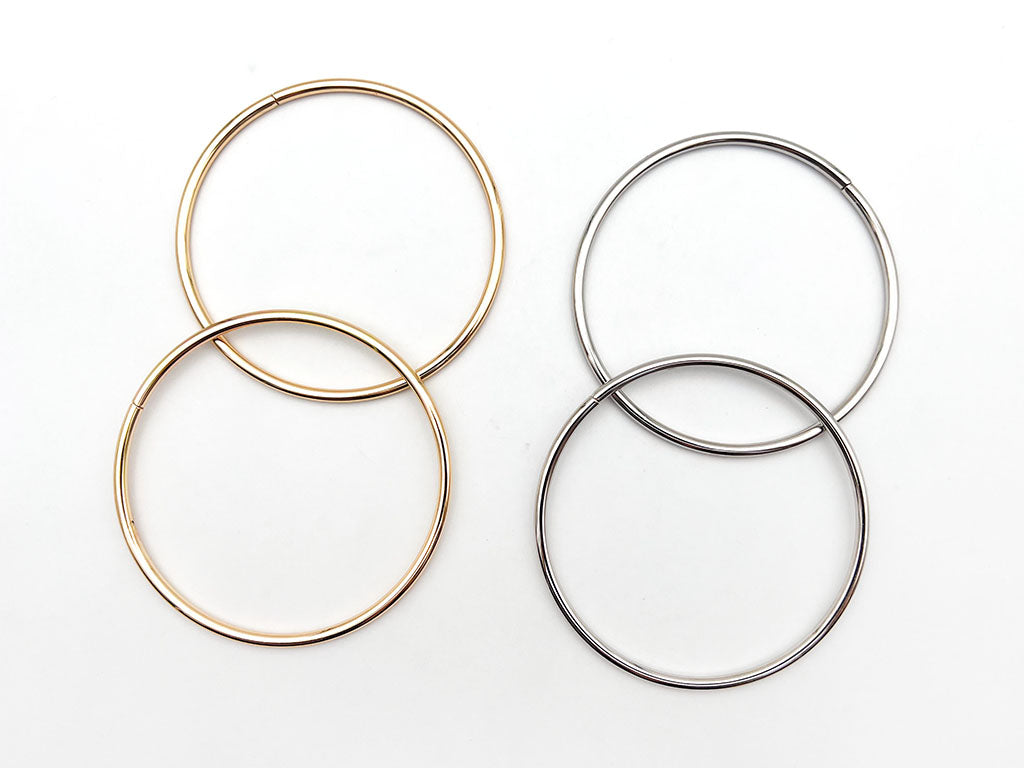 MANICI ANELLO ACCIAIO DIAM.10 CM CF.2PZ