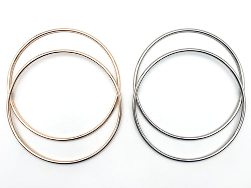 MANICI ANELLO ACCIAIO DIAM.20 CM CF.2PZ