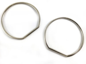 Manici anello acciaio 10 cm cf 2 pz