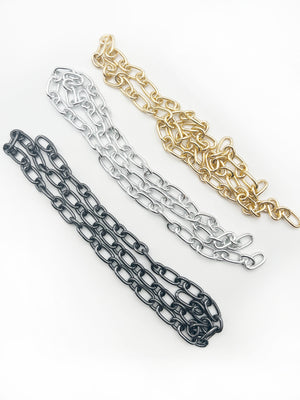 Catena borsa croce-metallo-1 metro