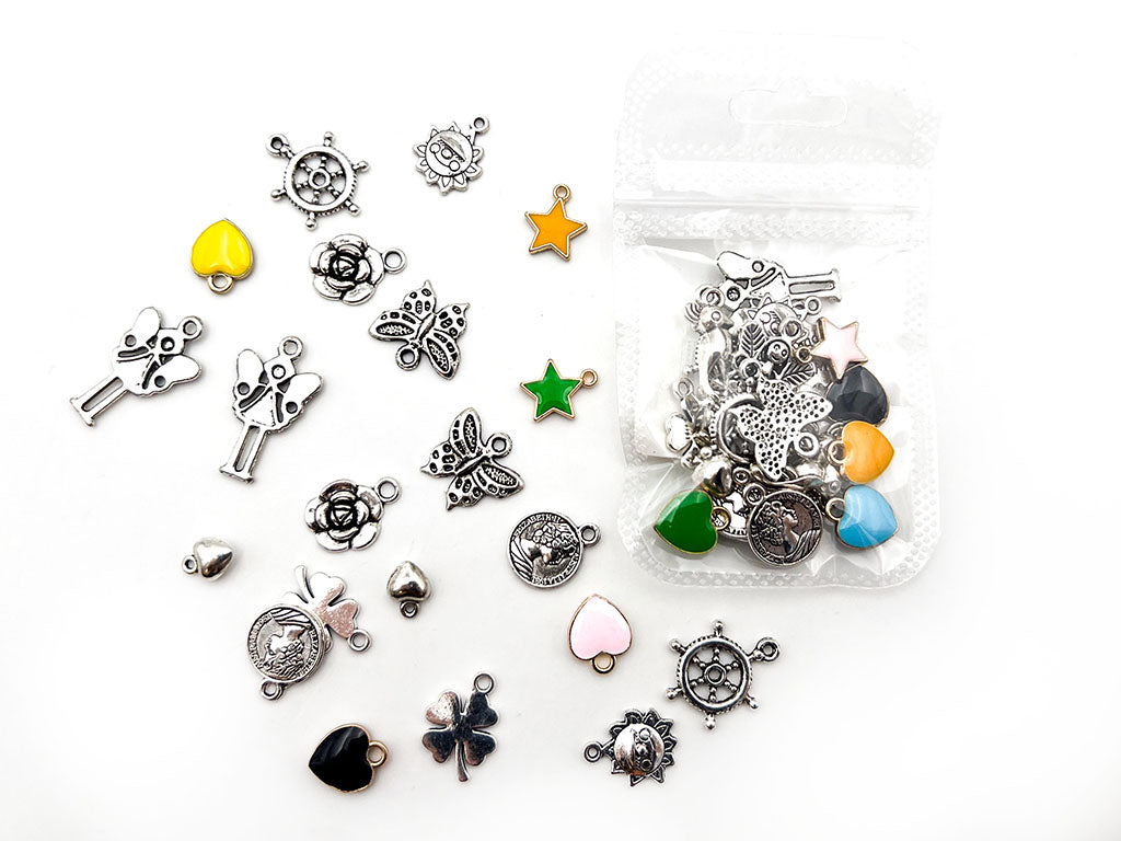 Charms ciondoli assortiti  confezione da 20 pezzi