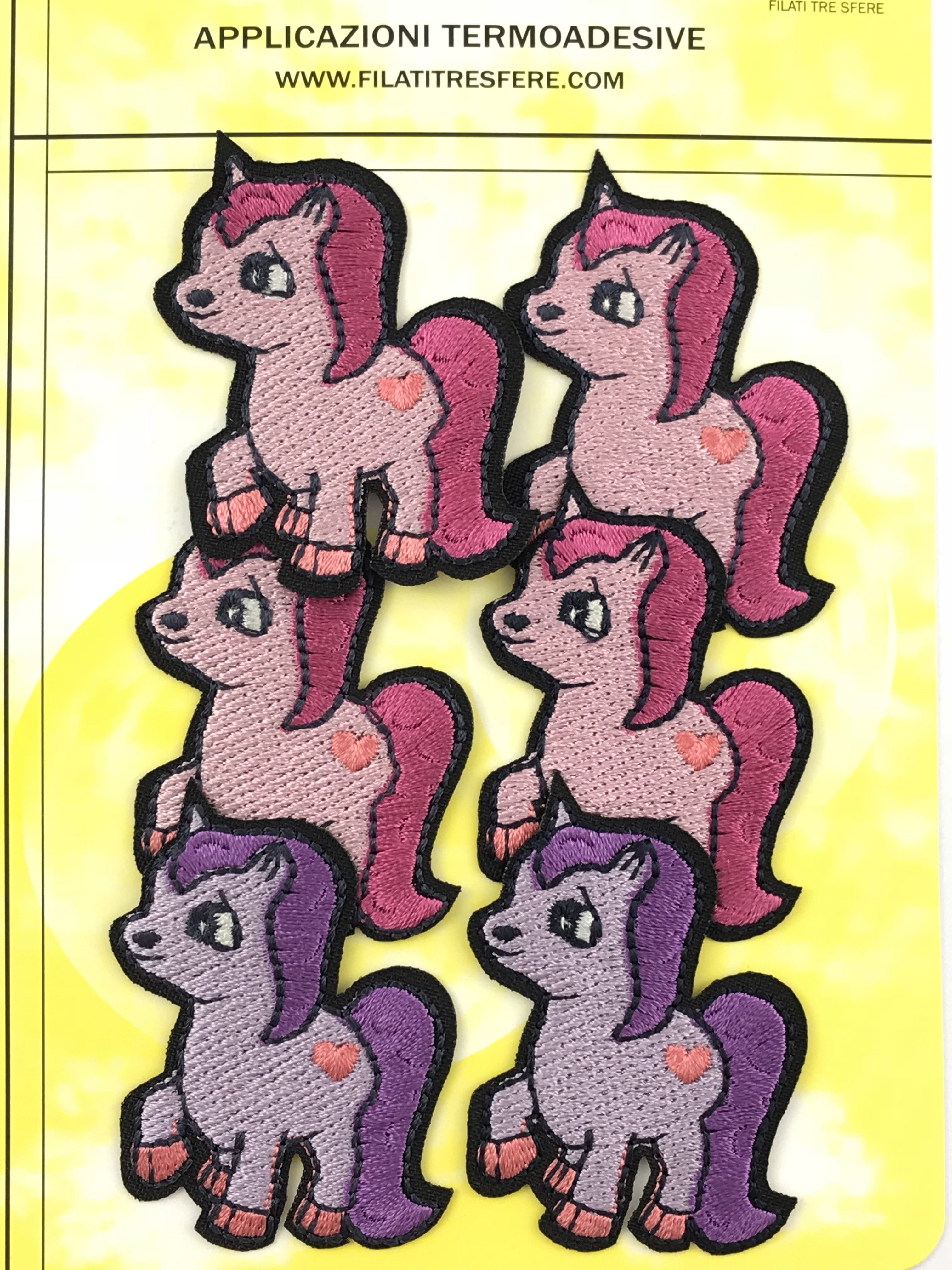 APPLICAZIONI TERMOADESIVE PONY GIRLS