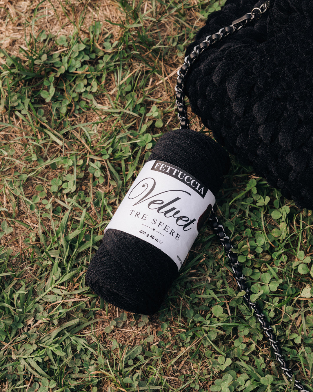 Fettuccia velvet tre sfere | cf 200 gr | 90% poliestere 10% elastan