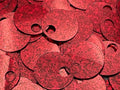 Paillettes grandi glitter | Ø 20 mm con foro alto 5mm | cf 12 gr 90 pz
