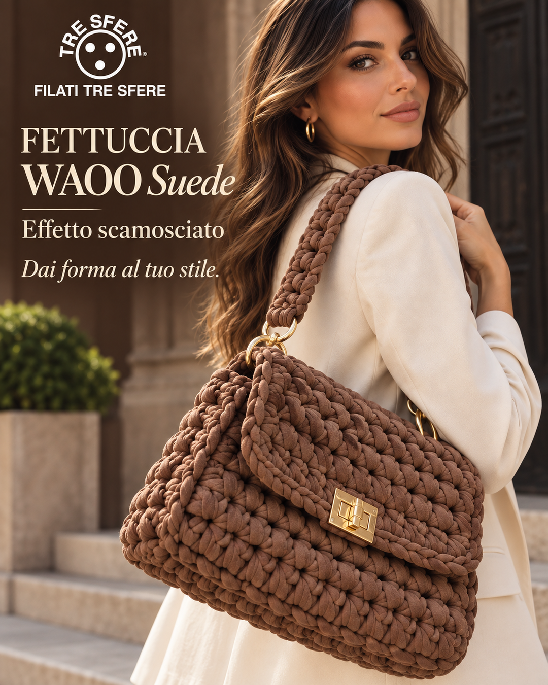 Fettuccia waoo suede | cf 300 gr | per borse effetto camoscio