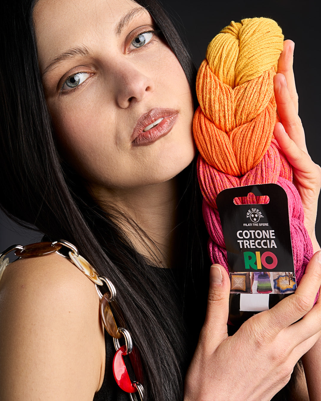 Algodón trenzado río 70% algodón - 30% poliéster cf.250gr