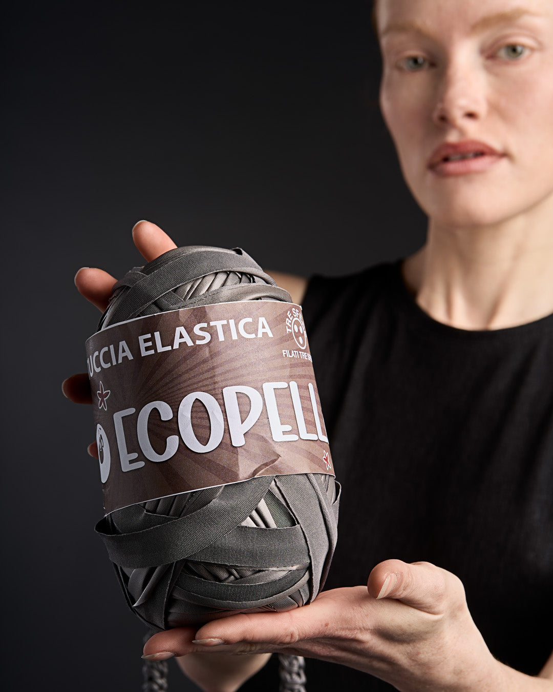 Fettuccia waoo ecopelle cf300gr.140mt 95% pl5% spandex