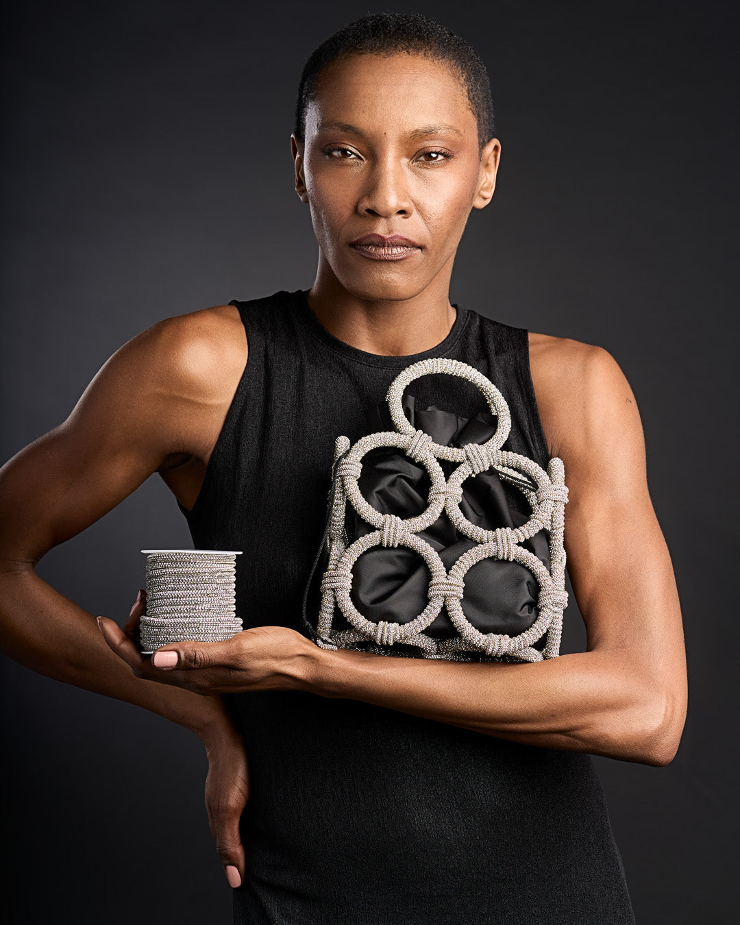 Cordino strass 6mm cf.10 mt