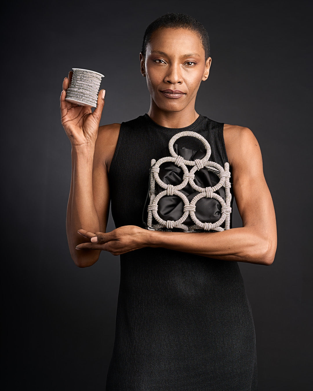 Cordino strass 6mm cf.10 mt