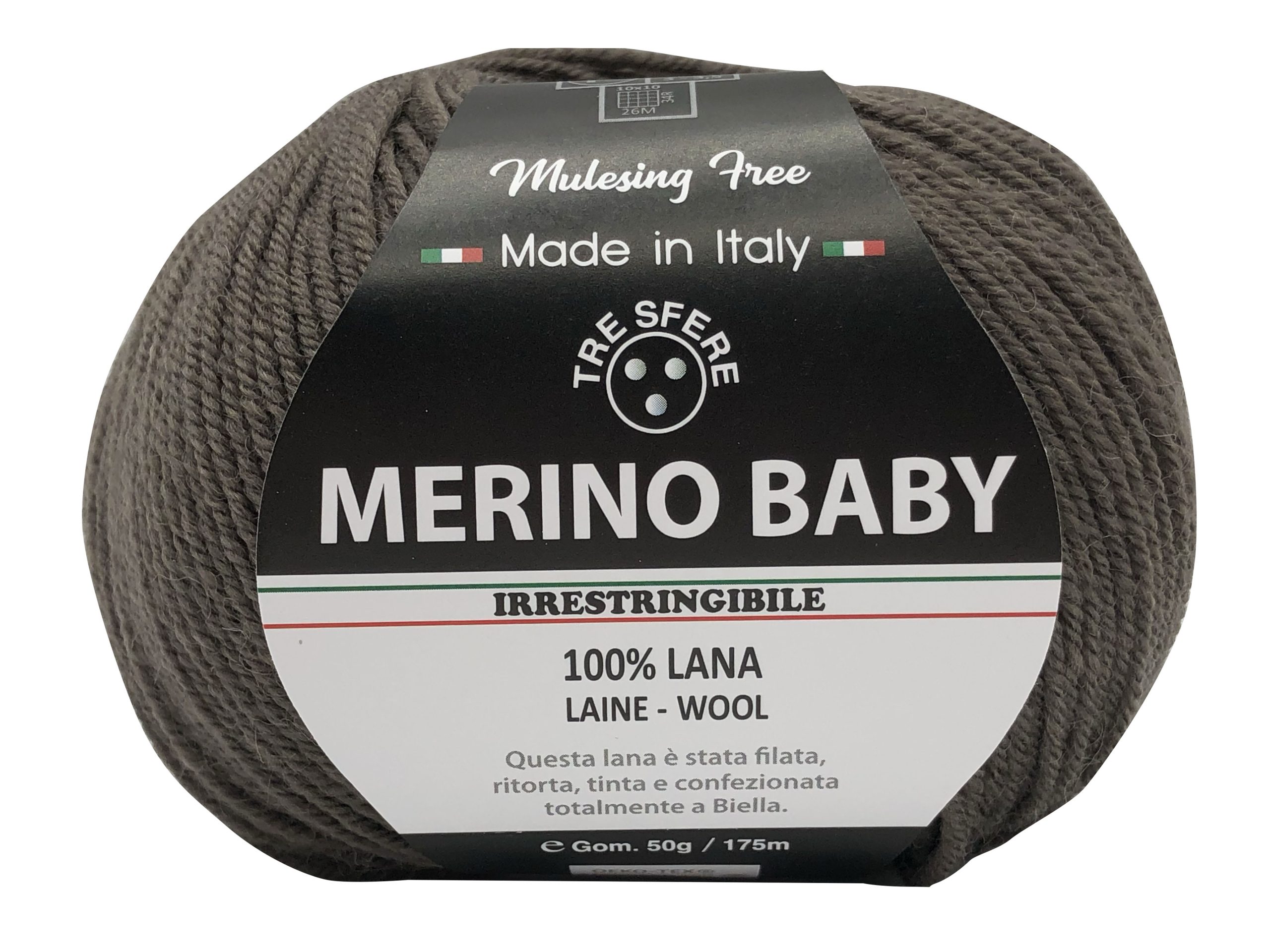 Confezione di Lana Merino Fine Tre Sfere 100% Naturale, 500 Grammi, 10 –  Merceria Fassio