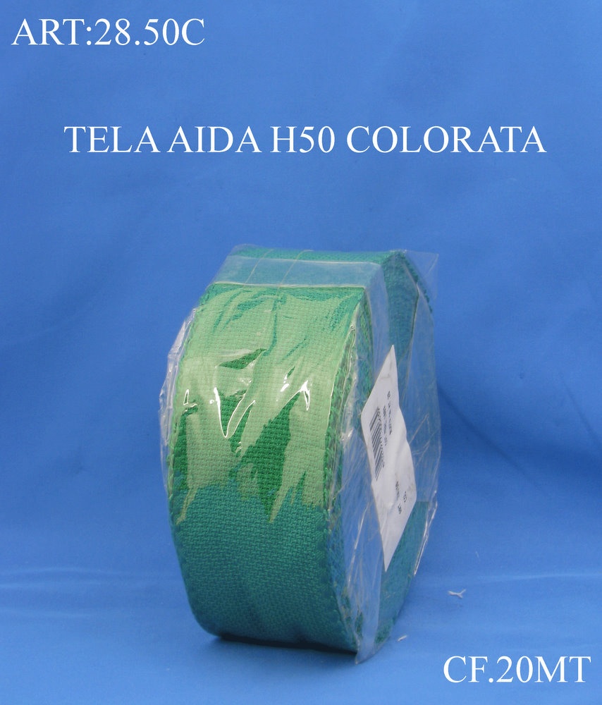 TELA AIDA H50 COLORATA CF.20MT - TresfereShop